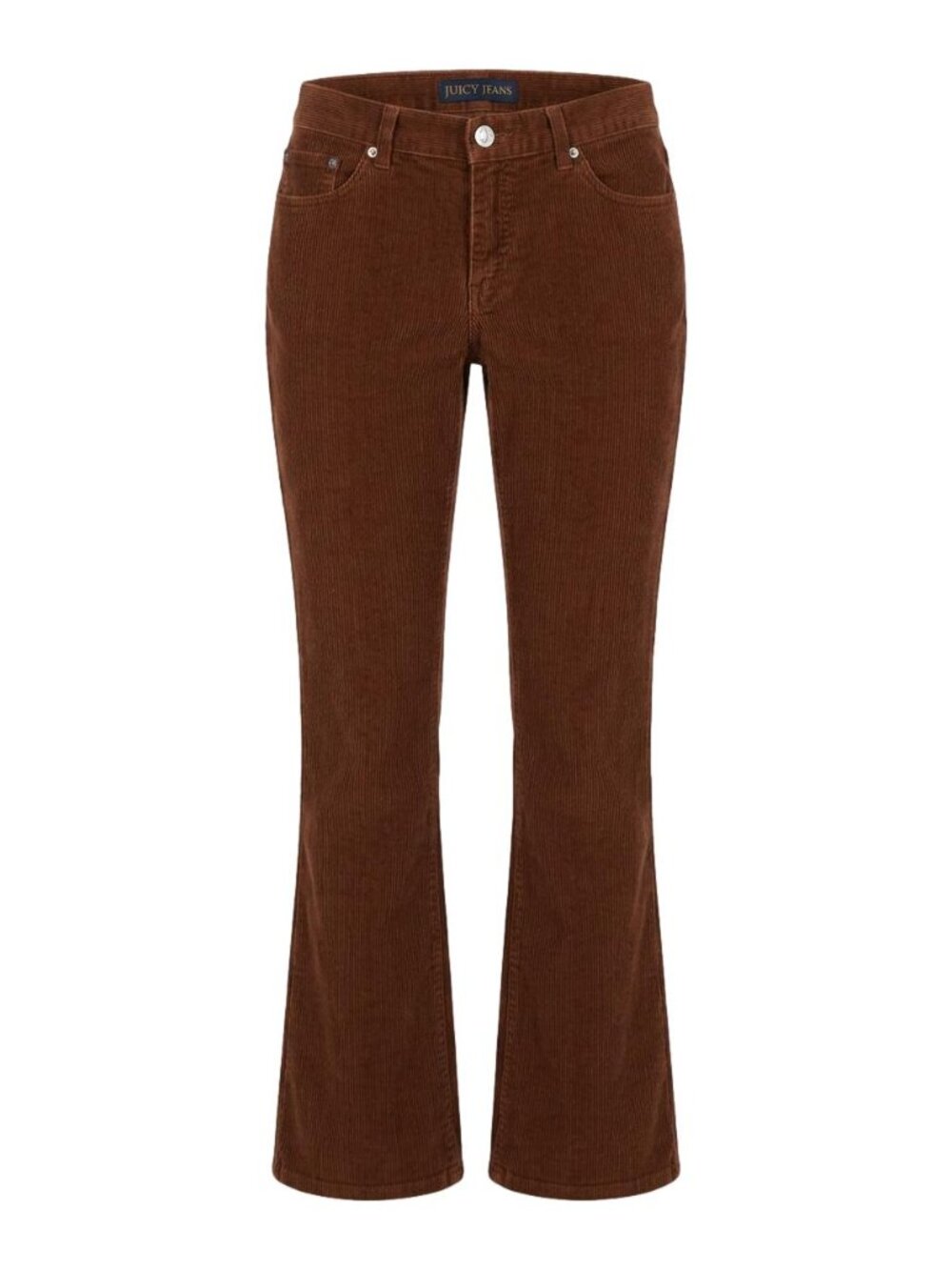Vintage Juicy Couture Juicy Jeans Brown Corduroy Flare Pants Y2K Size 30